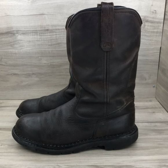 Red Wing Pecos Brown Leather Boots 